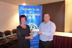 Rotary Club pitch in