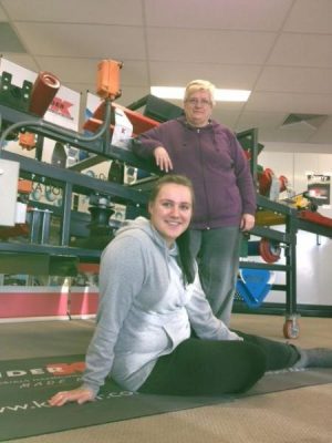 Tracky comfort for fundraiser