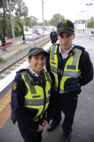 Officers make train station safer