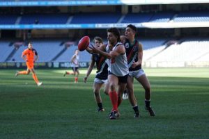 Hallam hits the MCG running