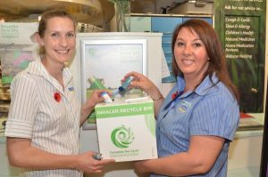 Puffer recycling breath of fresh air