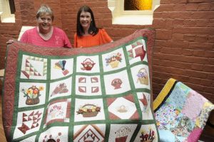 Amazing display of quilts