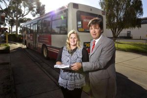 Big push for bus stop