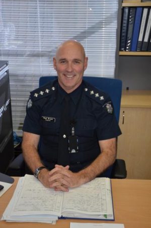 Baton change for top cop