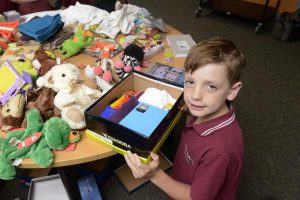 Shoeboxes fit for aid