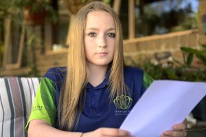 Teen speaks out against violence