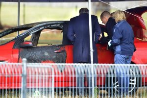 Car fire murder… few clues