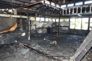 Second kinder torched