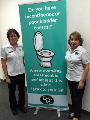 Friendly service for incontinence help