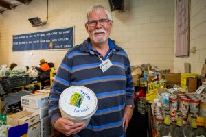 The homeless give all