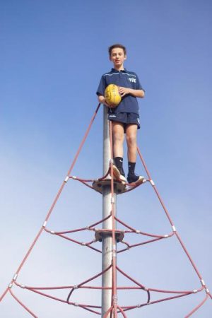 Connor’s football is clicking along