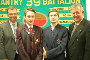 Students take historical steps