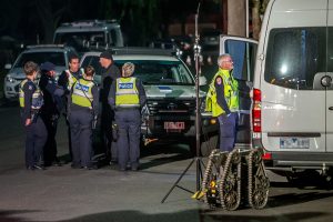 Bomb squad at Doveton home