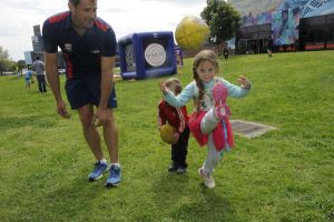 Killer skills and club colours as kids get their kicks