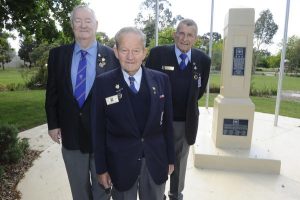 Memorial service for servicemen