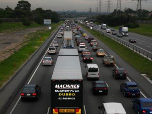 Truck rollover closes Monash