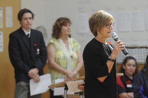 Students are all class for Anzac