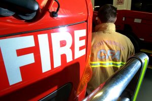 Fire crews in hour-long battle