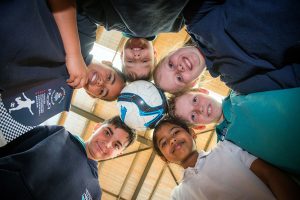 Soccer cops’ good rapport