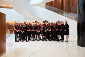 Choir helps spread the festive cheer