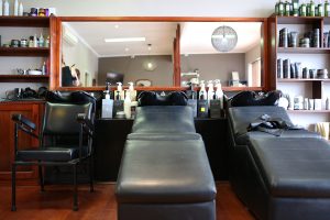 Salon staff take a hair cut