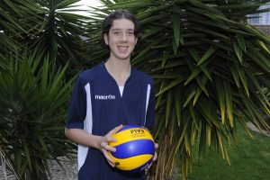 A volleyball fanatic