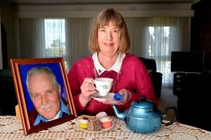 Family tea for MND sufferers