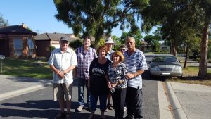 Residents flat over looming apartments