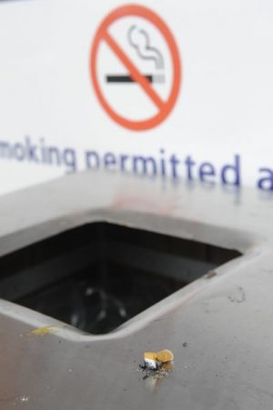 No fines at hospital no-smoking zone