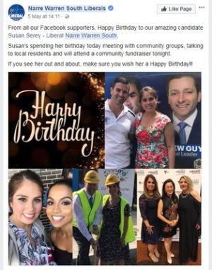 No budget on birthday