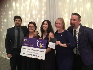 Winging it for an award