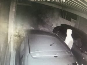 Caught on cam rifling through car