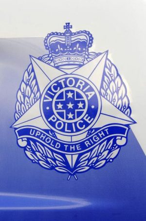 Cop car rammed