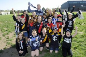 Students show true footy colours