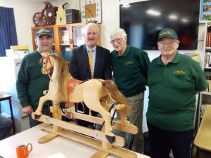 Donating hard work and woodwork