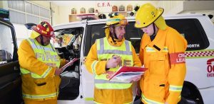 Local CFA volunteers share important message