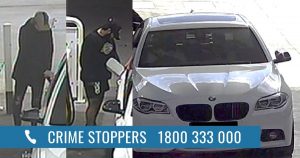 Fuel thieves getaway in same car