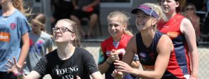 Footy fun with the Dees