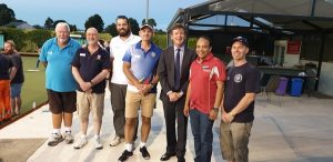 Local heroes unwind with bowling fun