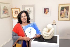Artist launches her first book