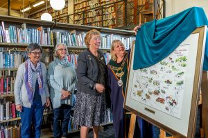 Artwork honours a valued library friend