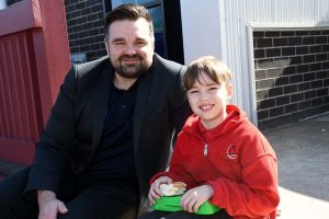 Picnic celebration for dads