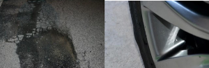 Pothole plague costs man $700