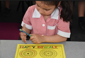 School gets creative for Diwali