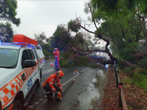 Heavy rain batters region