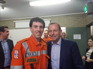 Proud to serve in orange