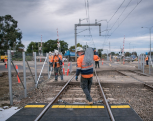 Works on track: Clyde Road