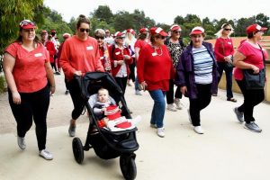 Inner Wheel walkers on a roll for research