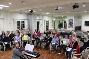 Choir returns in full voice