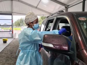 Weather brings down testing sites